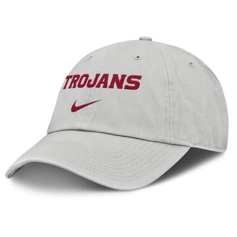 Men's Nike Gray USC Trojans 2025 On-Field Gameday Club Adjustable Hat
