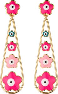 EYE CANDY LOS ANGELES Neda Flower Drop Earrings