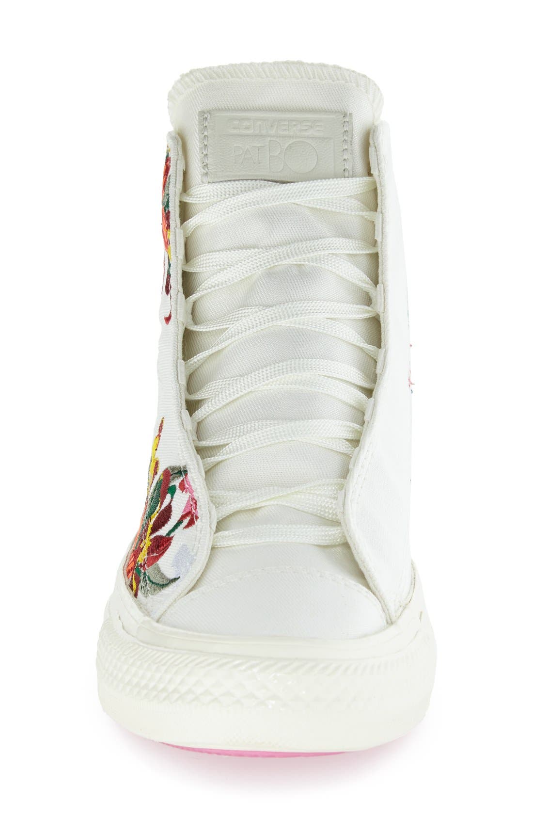 Converse Chuck Taylor<sup>®</sup> All Star<sup>®</sup> 'Patbo' Floral High Top Sneaker, Alternate, color, 
