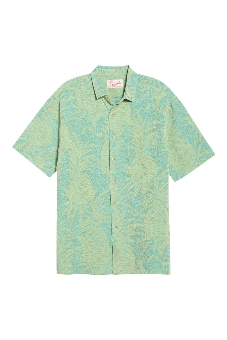 Hala Kahiki Jacquard Shirt, Alternate, color, TEAL