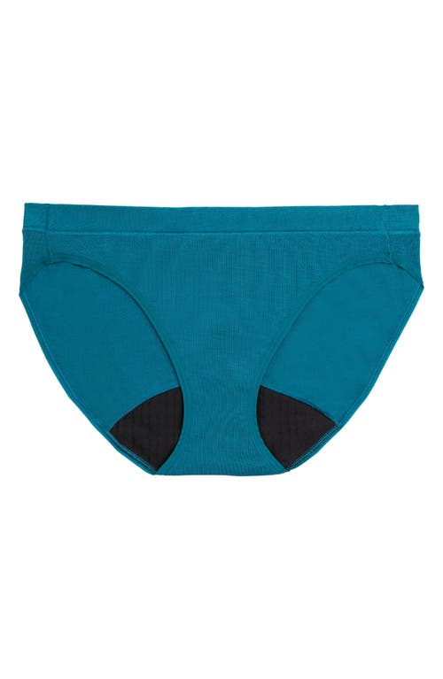 Saalt Period & Leakproof Regular Absorbency Comfort Bikini In Blue