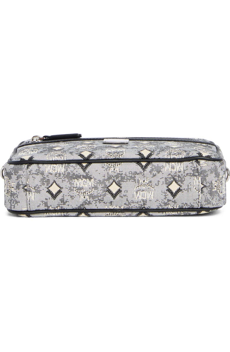 MCM Aren Messenger Bag, Alternate, color, Grey