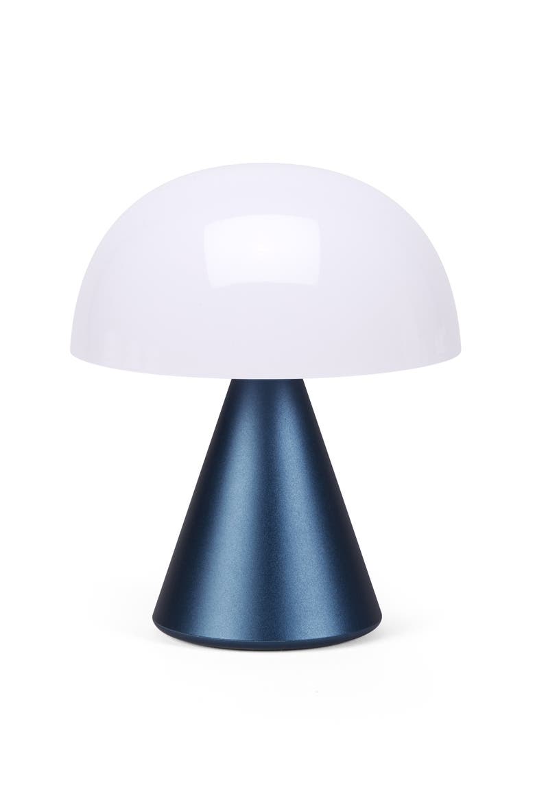 Mina Medium LED Light, Main, color, DARK BLUE ALUMINUM