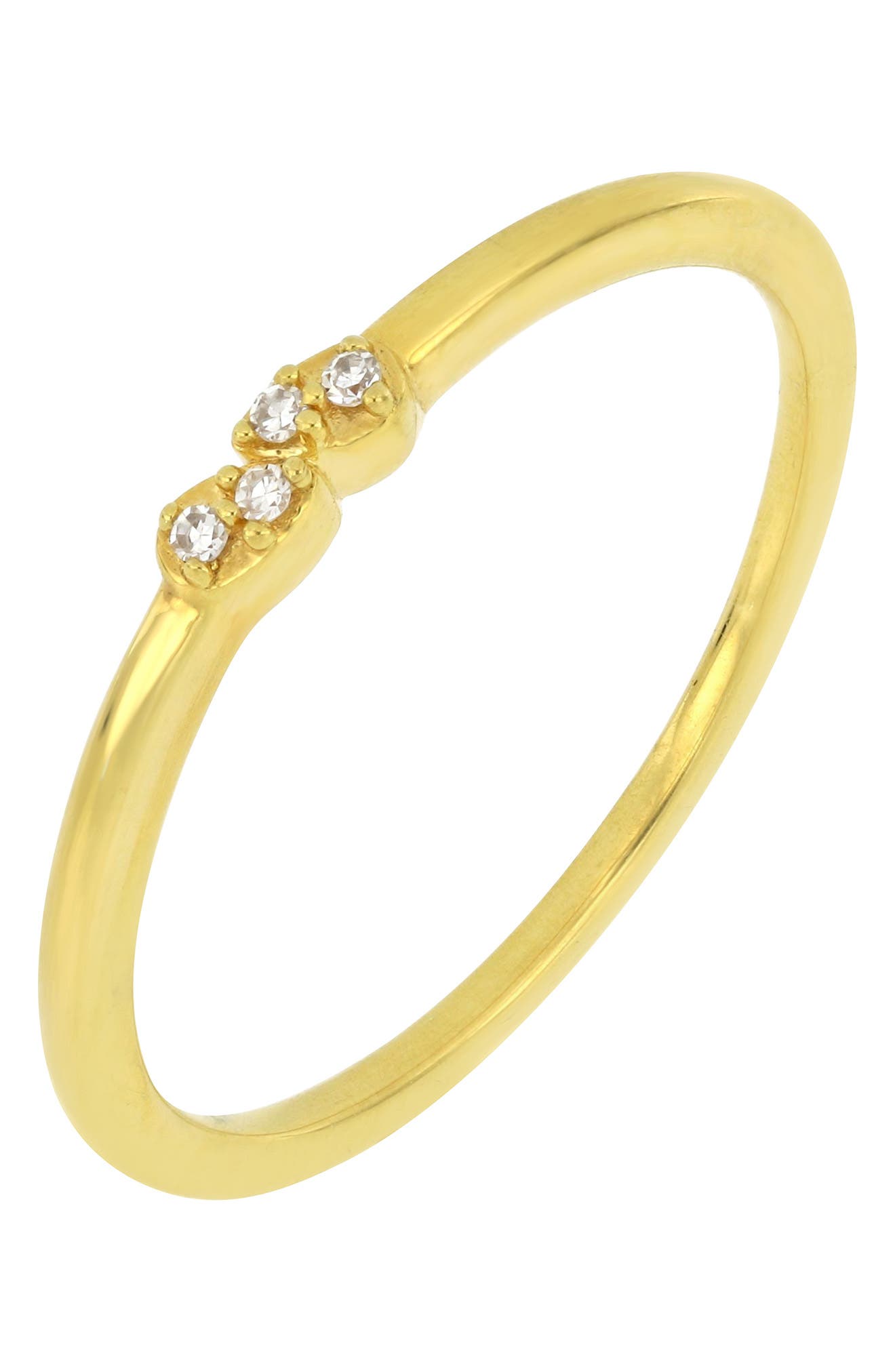 Carrière Jewelry 18K Gold Plated Sterling Silver & Diamond Lula ...