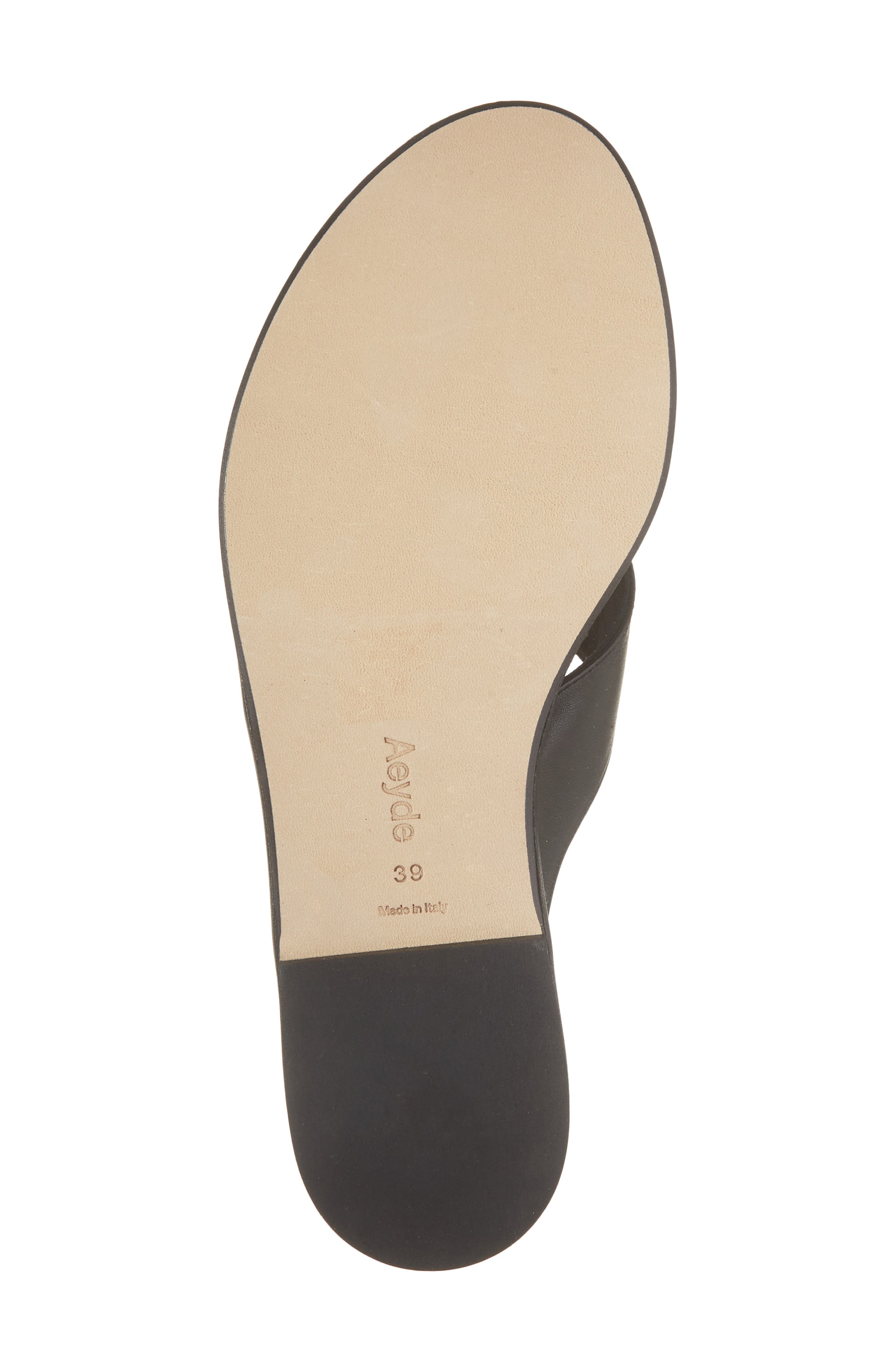 aeyde Amaya Flip Flop, Alternate, color, Black