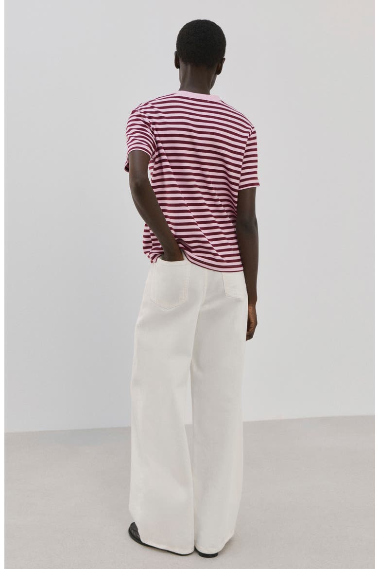 Stripe T-Shirt, Alternate, color, PASTEL PINK