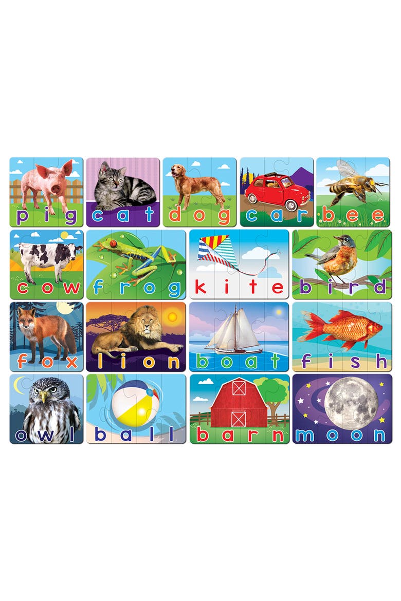 Spelling - Educational Matching Puzzles, Alternate, color, Multicolor