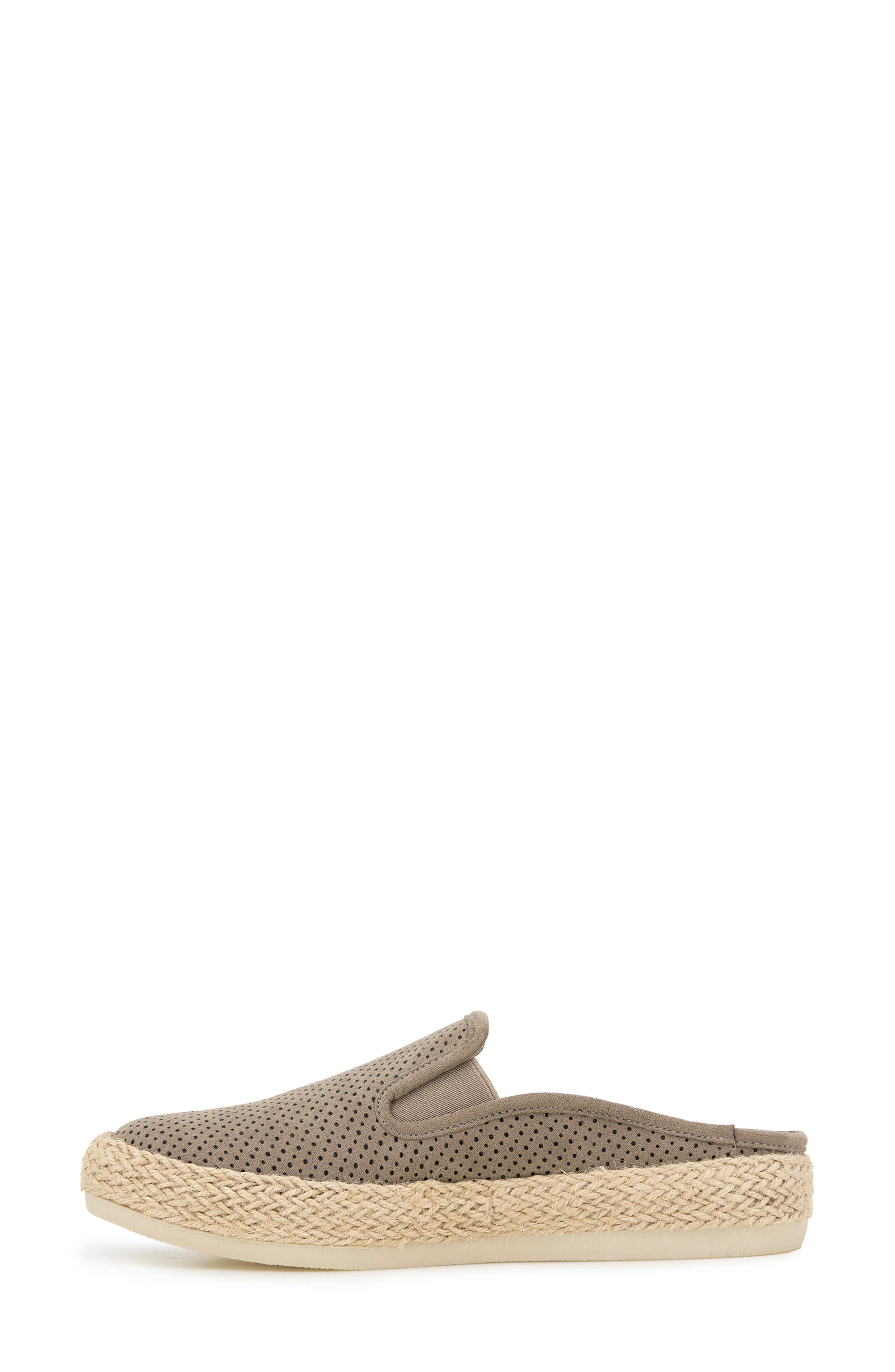 Esprit Neema Espadrille Mule, Alternate, color, Elephant Faux Suede