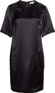 Jason Wu Collection Embellished Washed Twill Minidress