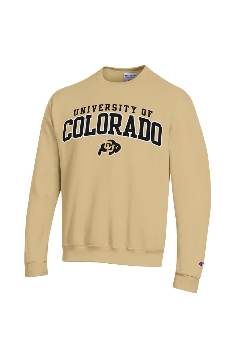 Champion Men's Champion  Gold Colorado Buffaloes Property of Powerblend Pullover Sweatshirt, Alternate, color, Gold