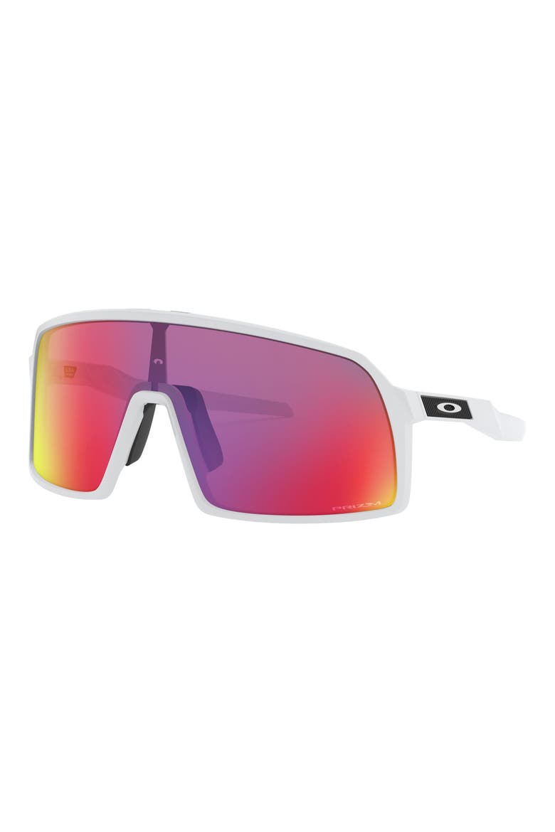 Sutro S 128mm Prizm™ Wrap Shield Sunglasses, Alternate, color, WHITE