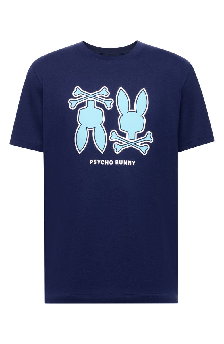 Psycho Bunny Dawson Graphic T-Shirt, Alternate, color,