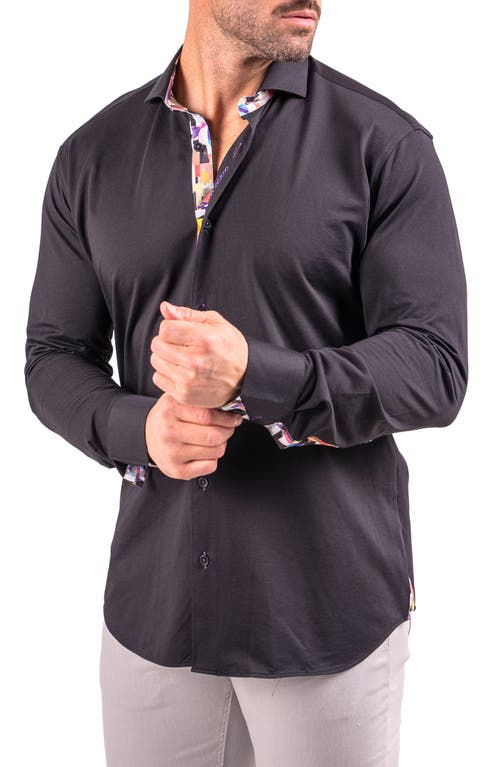 Maceoo Einstein Resistance0155 Black Button-up Shirt
