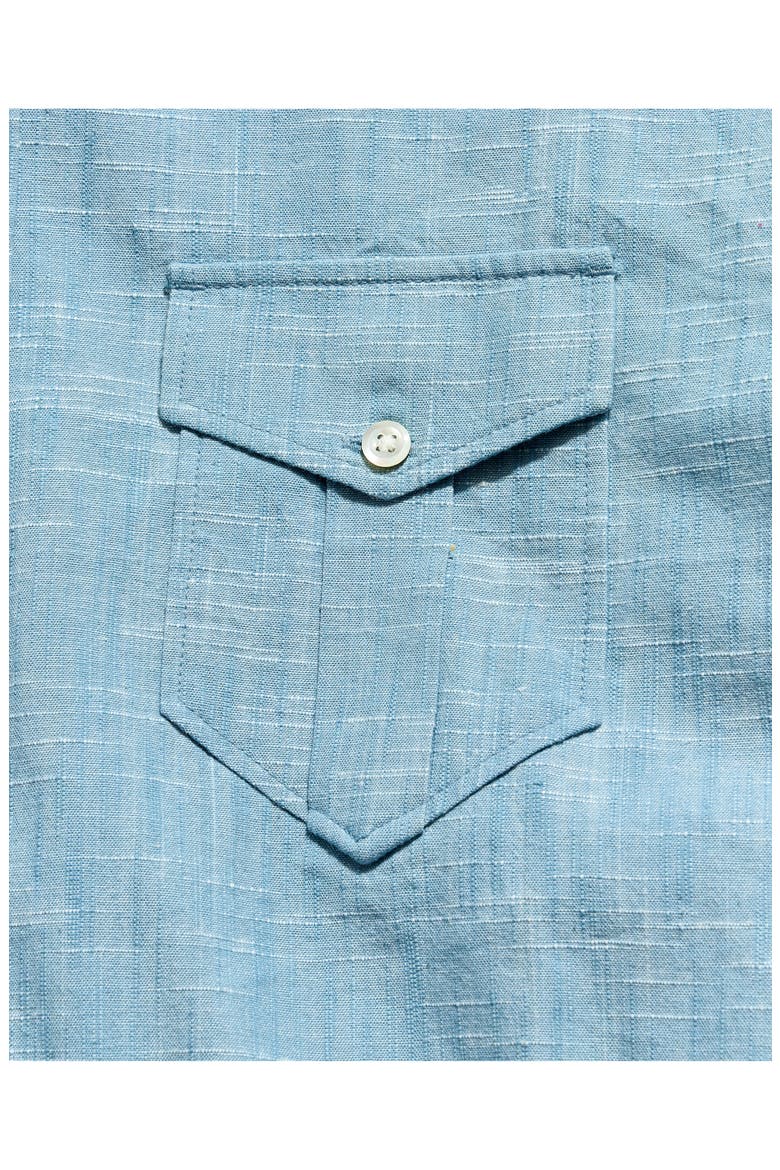 Scout Slub Cotton Button-Up Shirt, Alternate, color, STEEL BLUE