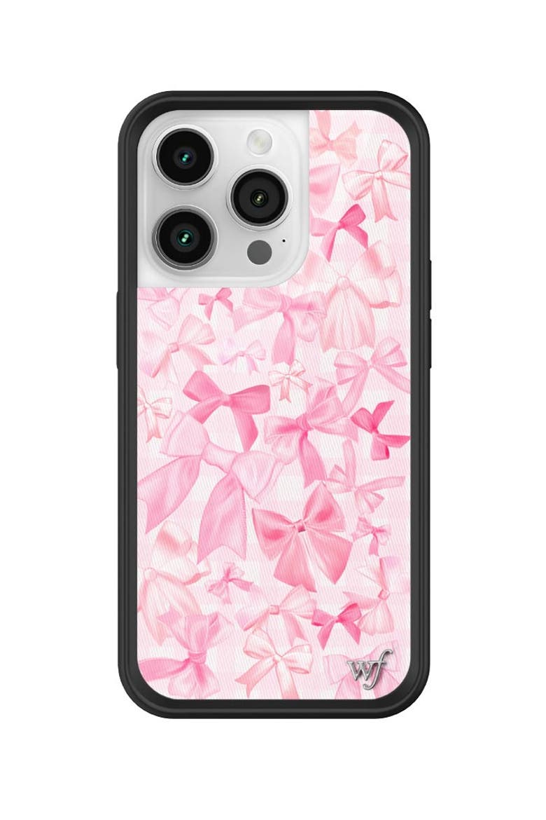 Bow Beau iPhone Case, Alternate, color, Pink
