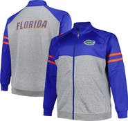 PROFILE Men's Profile Royal Florida Gators Big & Tall Fleece Full-Zip Jacket