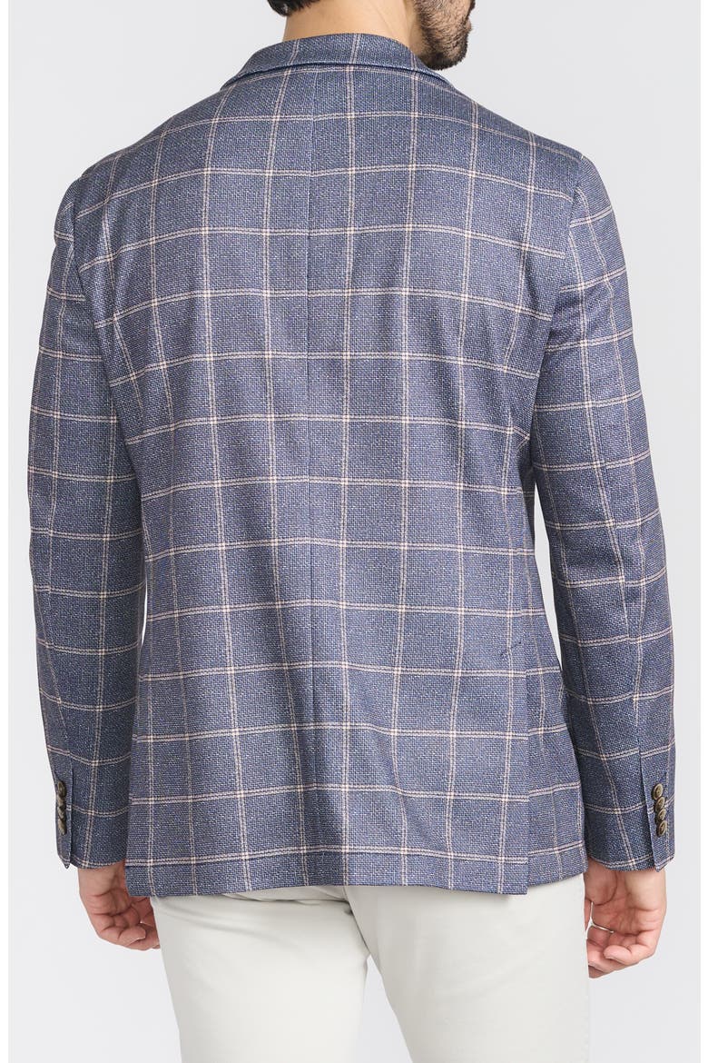 Navy & Tan Birdseye Blazer, Alternate, color, NAVY