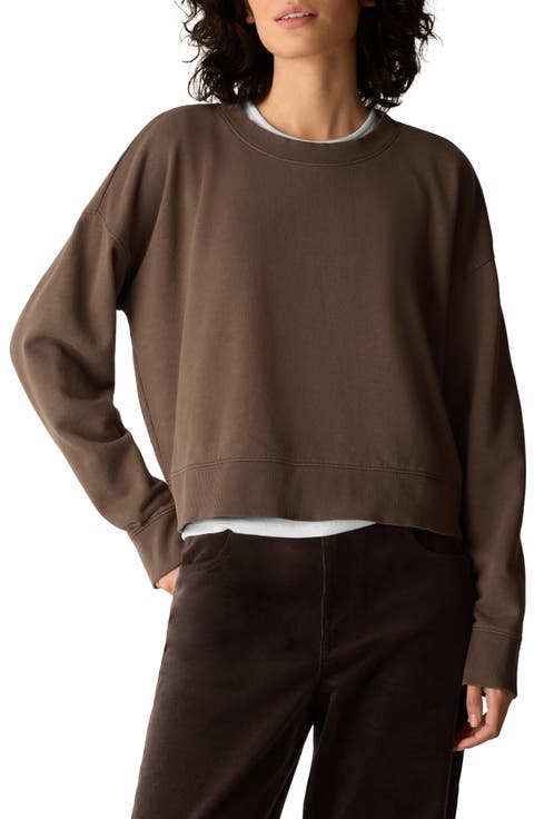 Crop Organic Cotton Sweatshirt