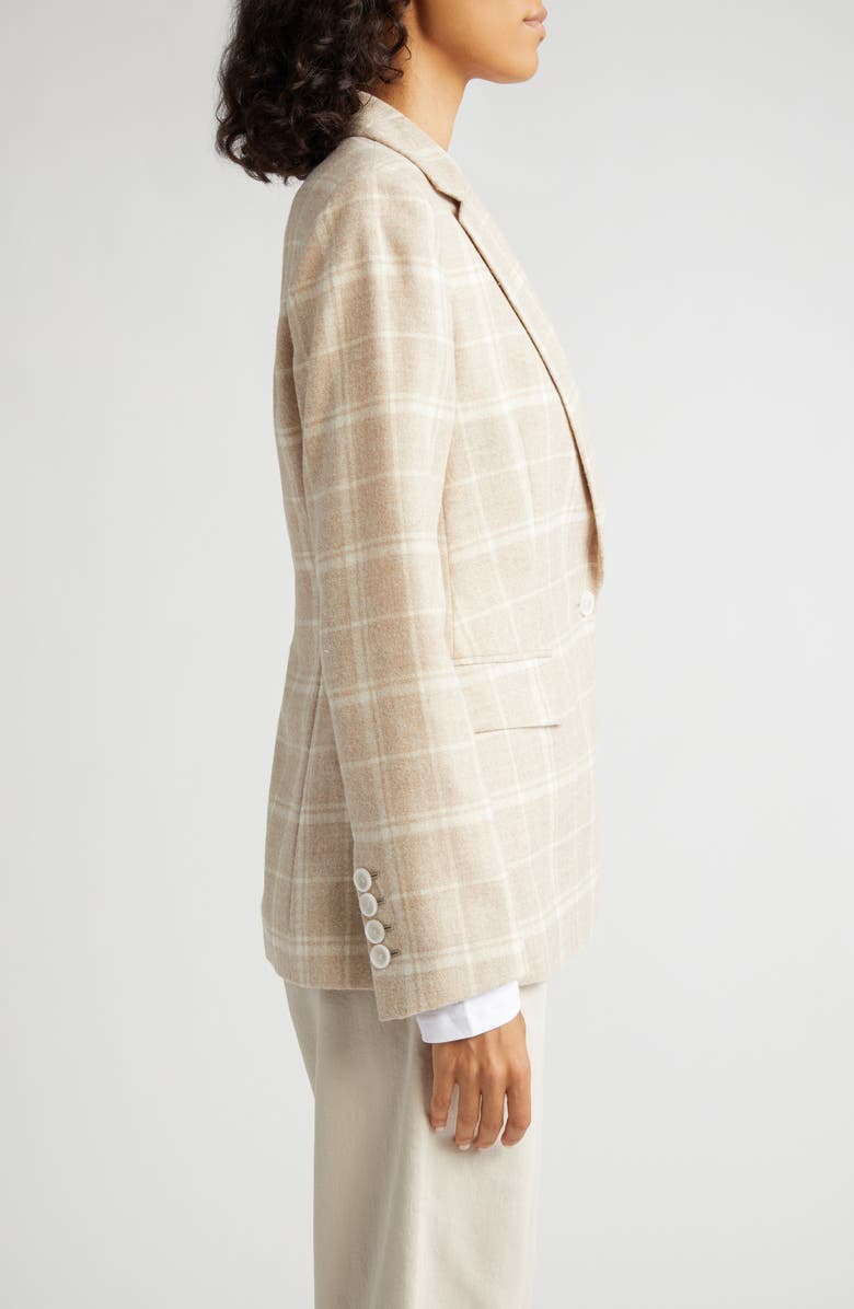 Eleventy Plaid Wool Blend Blazer, Alternate, color,