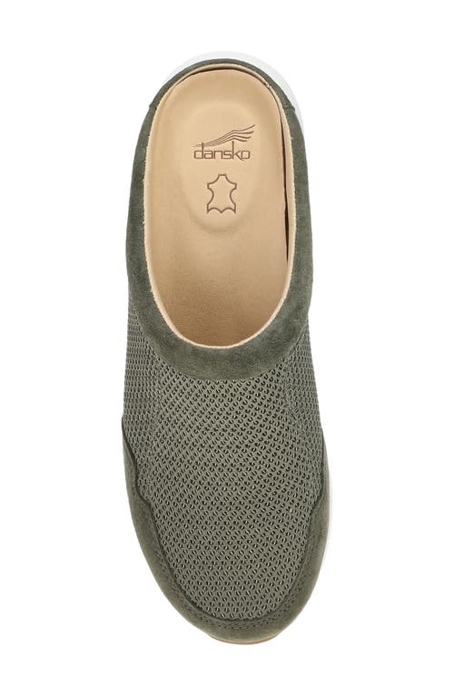 Dansko Claudia Sneaker Mule In Green