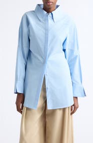 KÚR Contour Button Up Cotton Shirt
