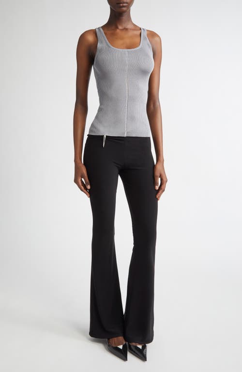 Grace Ling Claw Flare Pants In Black