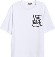 Von Dutch Logo Cotton Blend Graphic T-Shirt