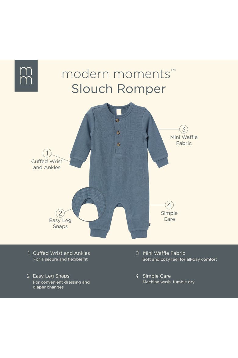 Slouch Romper, Alternate, color, Medium Blue