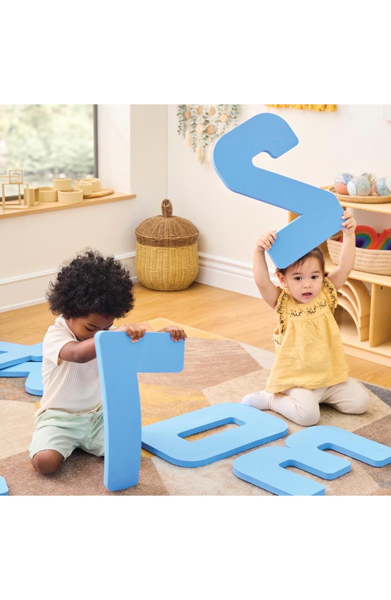 Kaplan Early Learning Company Jumbo Foam Numbers 0-9, Alternate, color, Blue