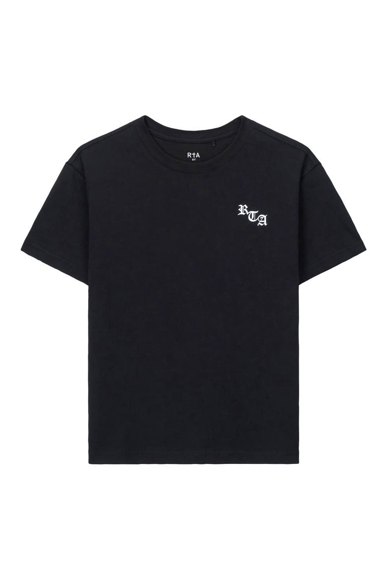 Kids' Lawson Cotton Graphic T-Shirt, Main, color, BLACK OLD ENGLISH LA
