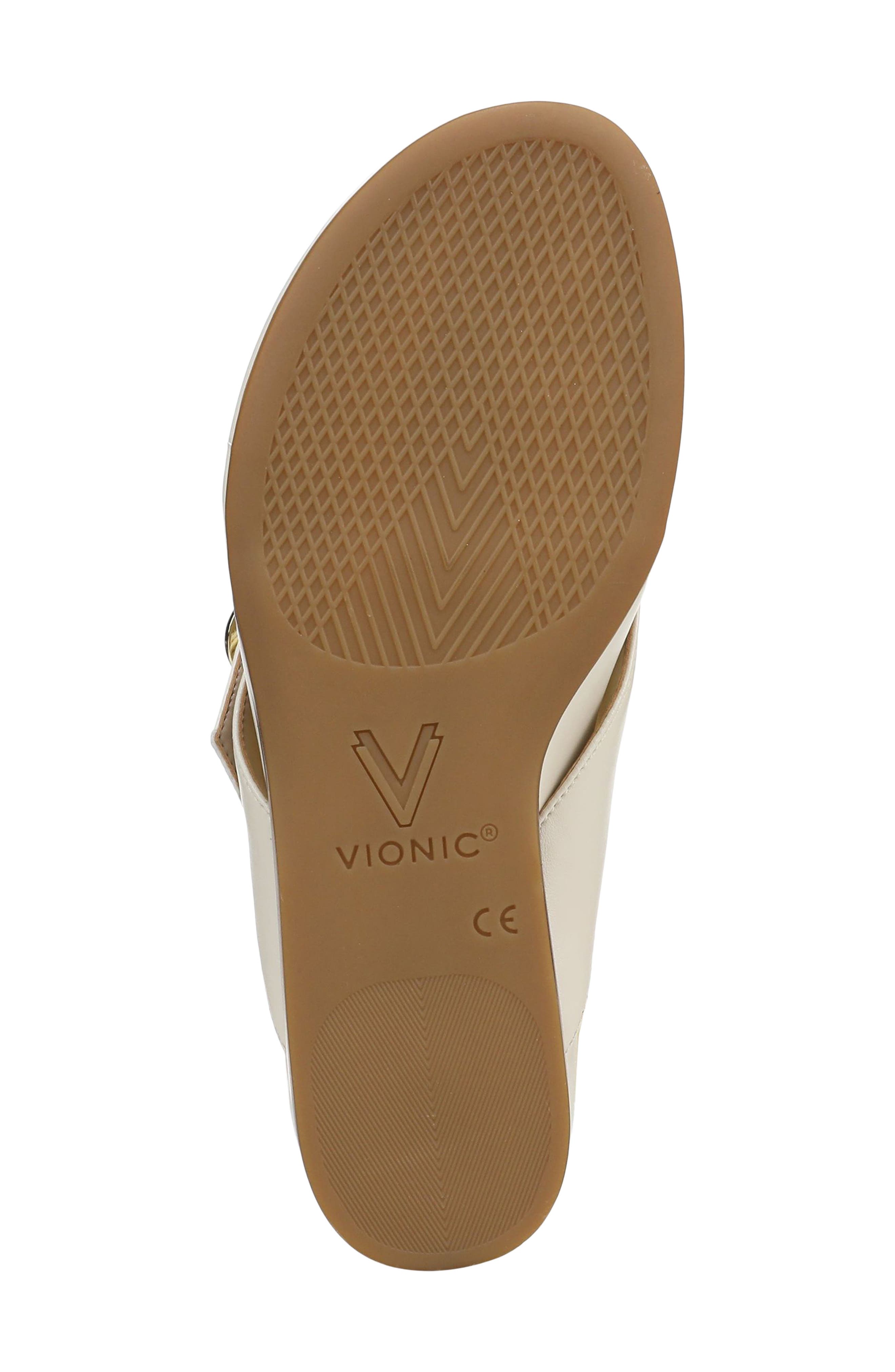 Vionic Ginny Flip Flop, Alternate, color, Ivory