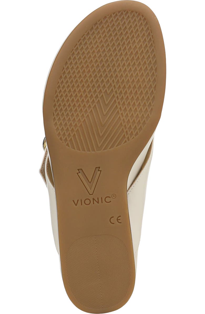 Vionic Ginny Flip Flop, Alternate, color, Ivory