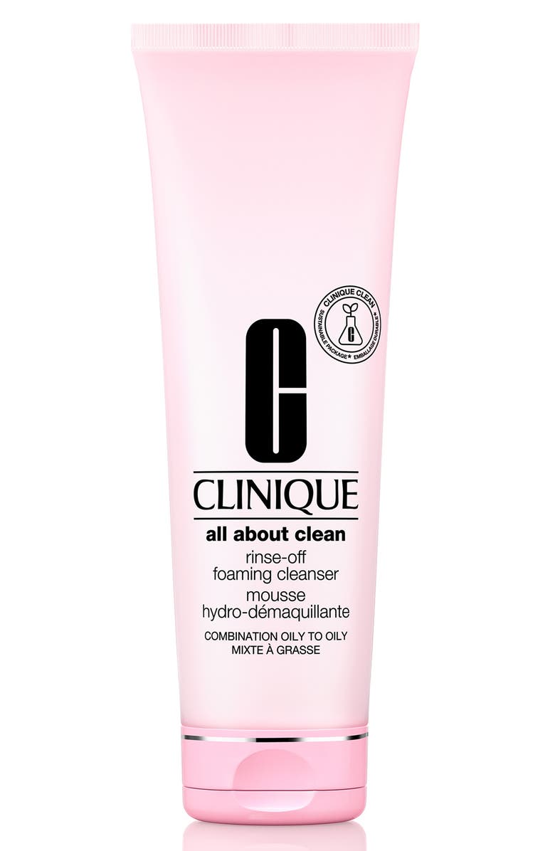 Clinique Rinse-Off Foaming Cleanser, Main, color, 