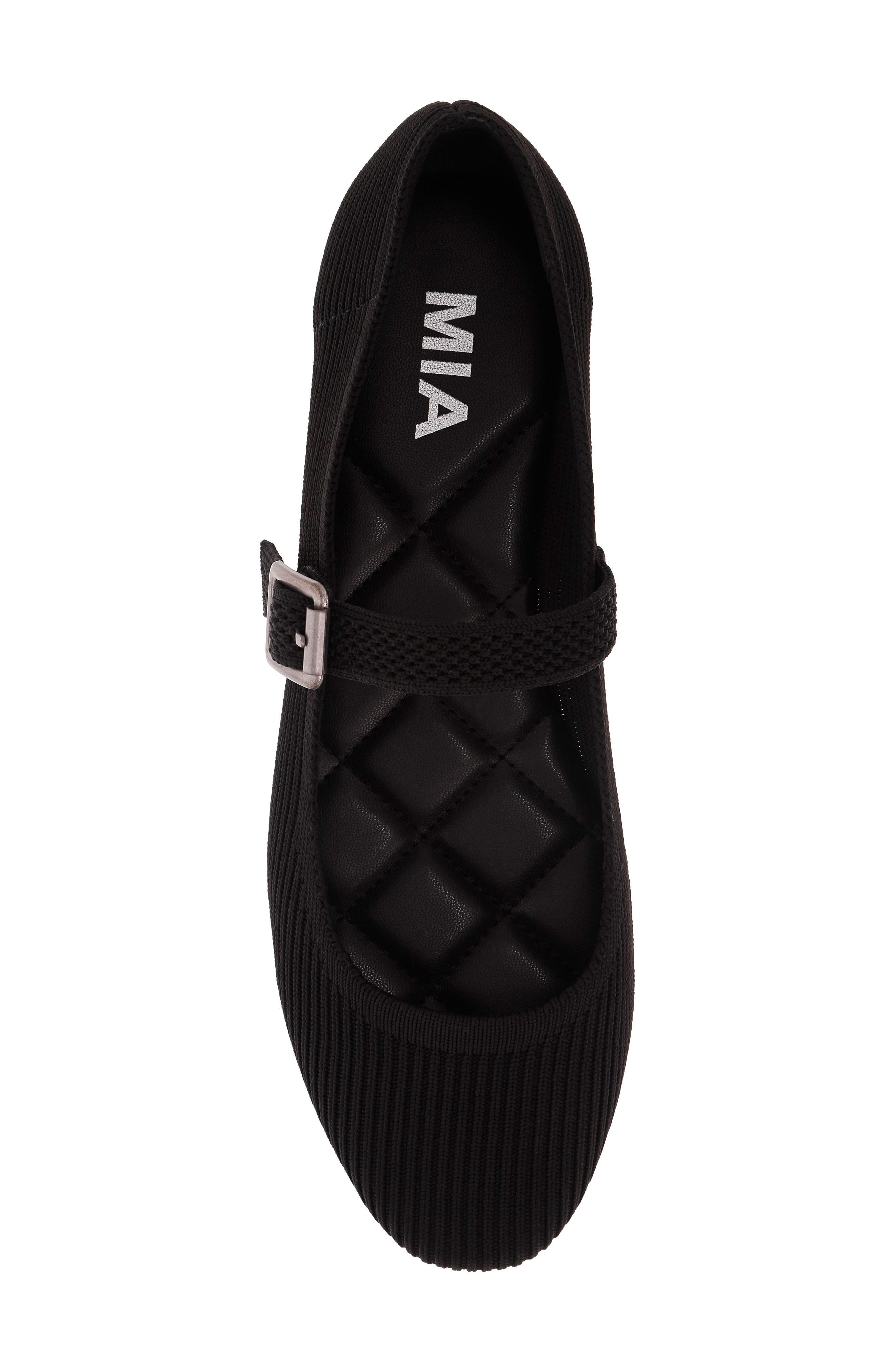 MIA Brita Mary Jane Flat, Alternate, color, Black