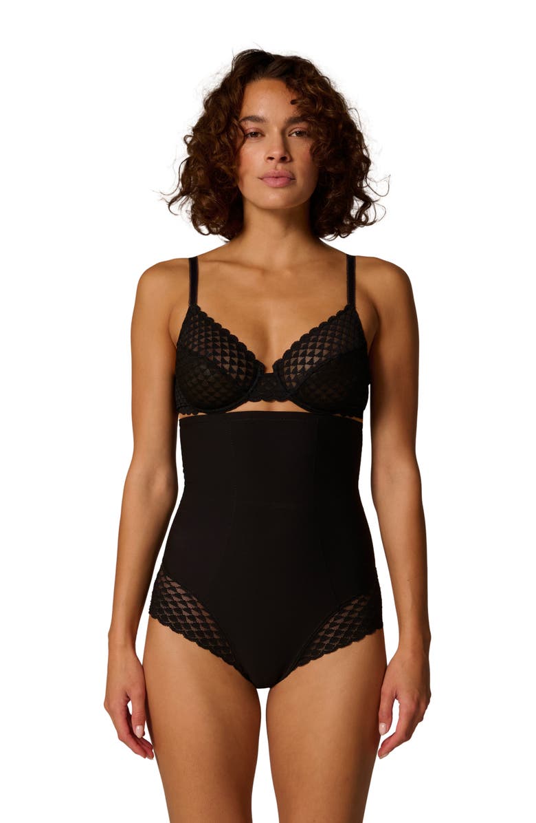 Simone Perele French Full Cup Underwire Bra, Alternate, color, Black