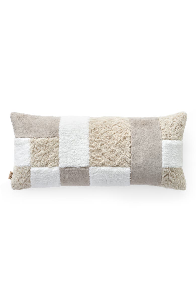 UGG<sup>®</sup> Orly Bolster Accent Pillow, Main, color, Snow
