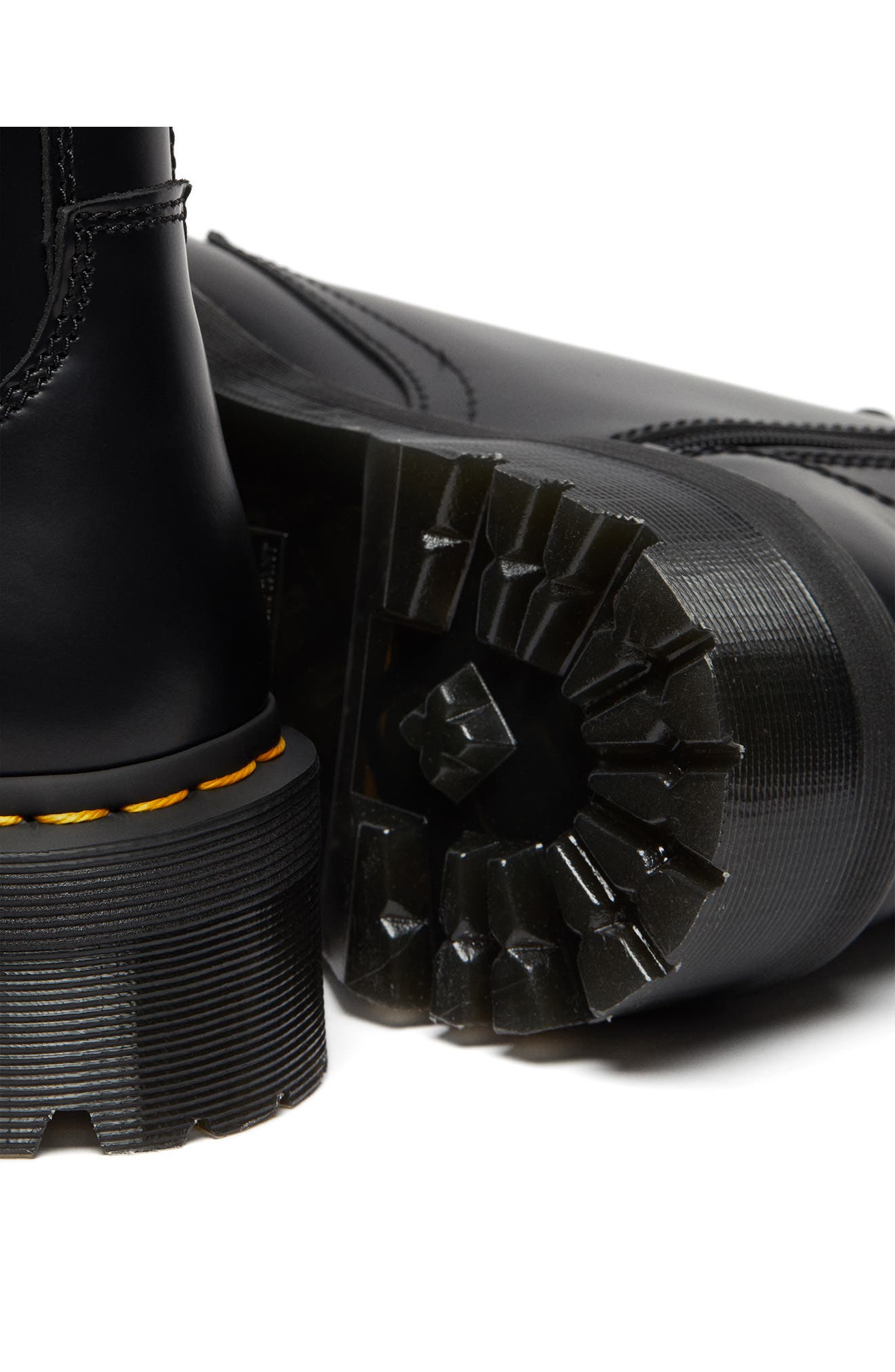 Jadon Platform Boot, Alternate, color, BLACK POLISHED SMOOTH
