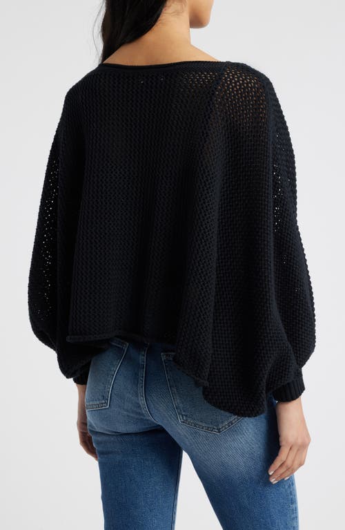 BRAVE + TRUE BRAVE+TRUE EMILIE MESH STITCH TURTLENECK SWEATER 