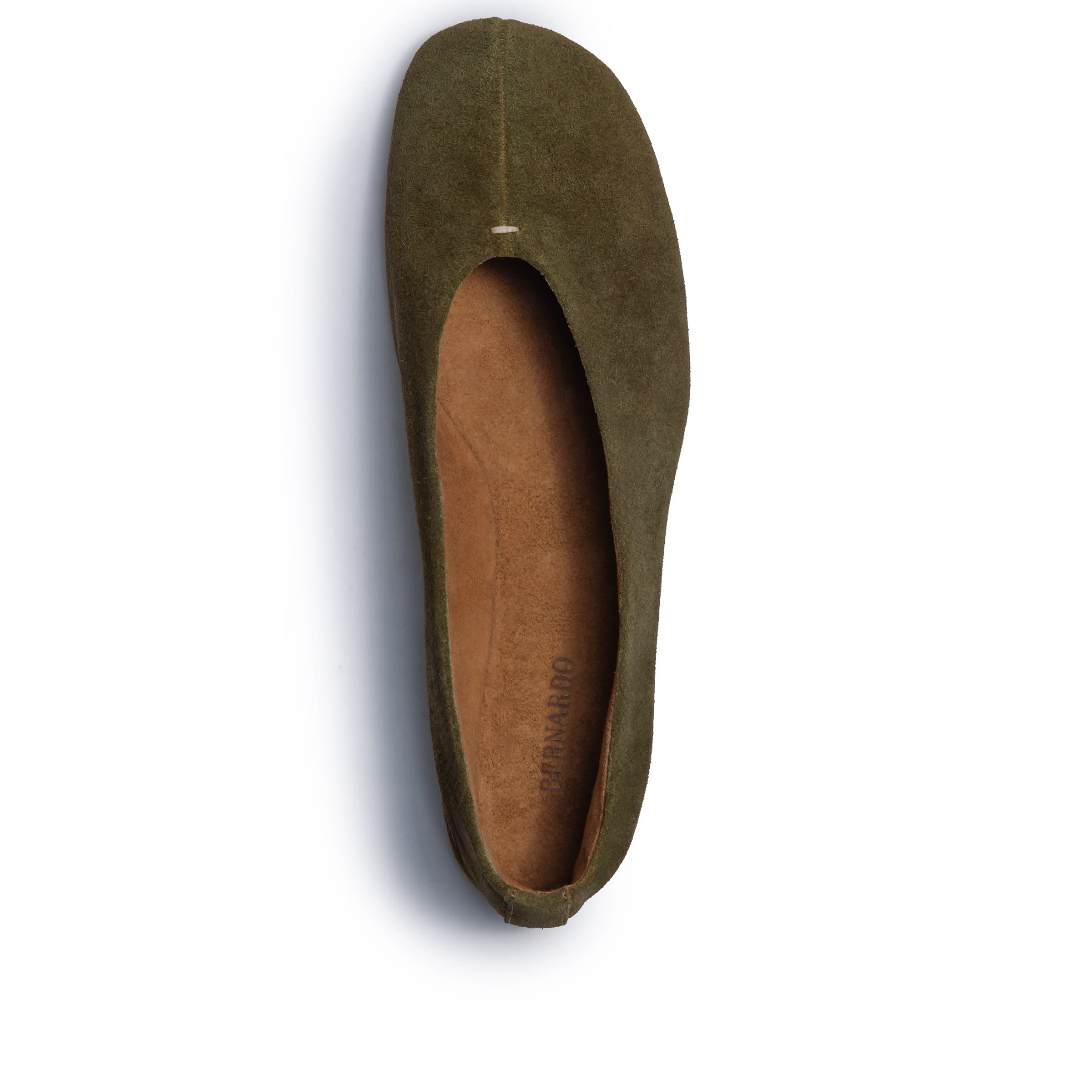 Meredith Ballet Flat, Alternate, color, DARK OLIVE