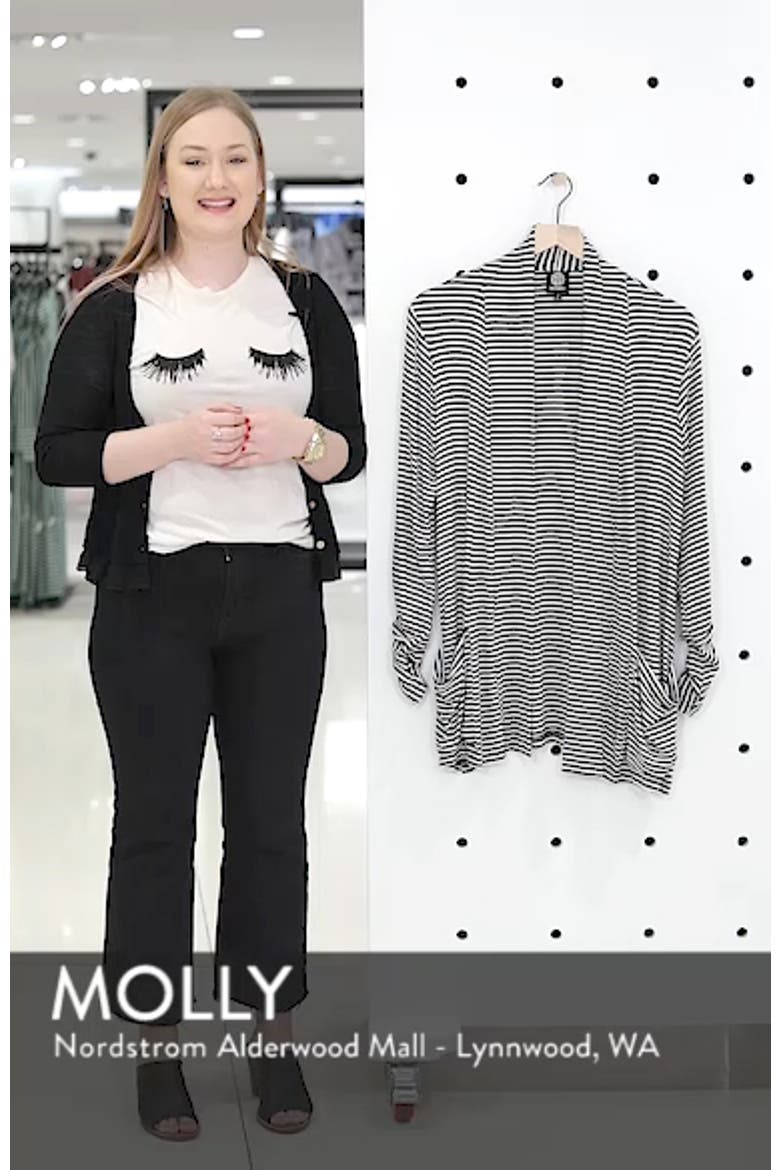 Ruched Sleeve Cardigan video