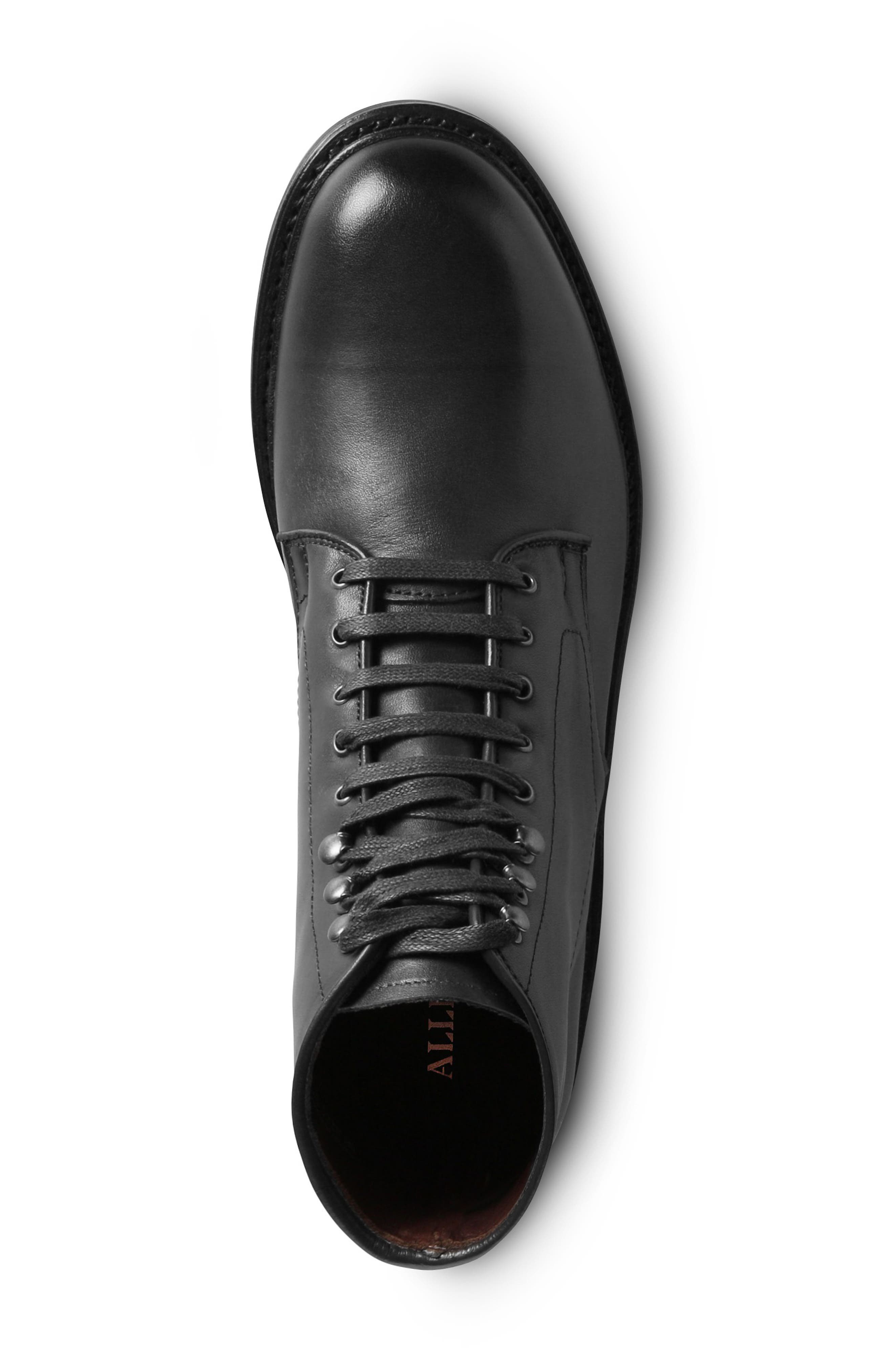 Allen Edmonds Higgins Weatherproof Plain Toe Boot, Alternate, color, Black