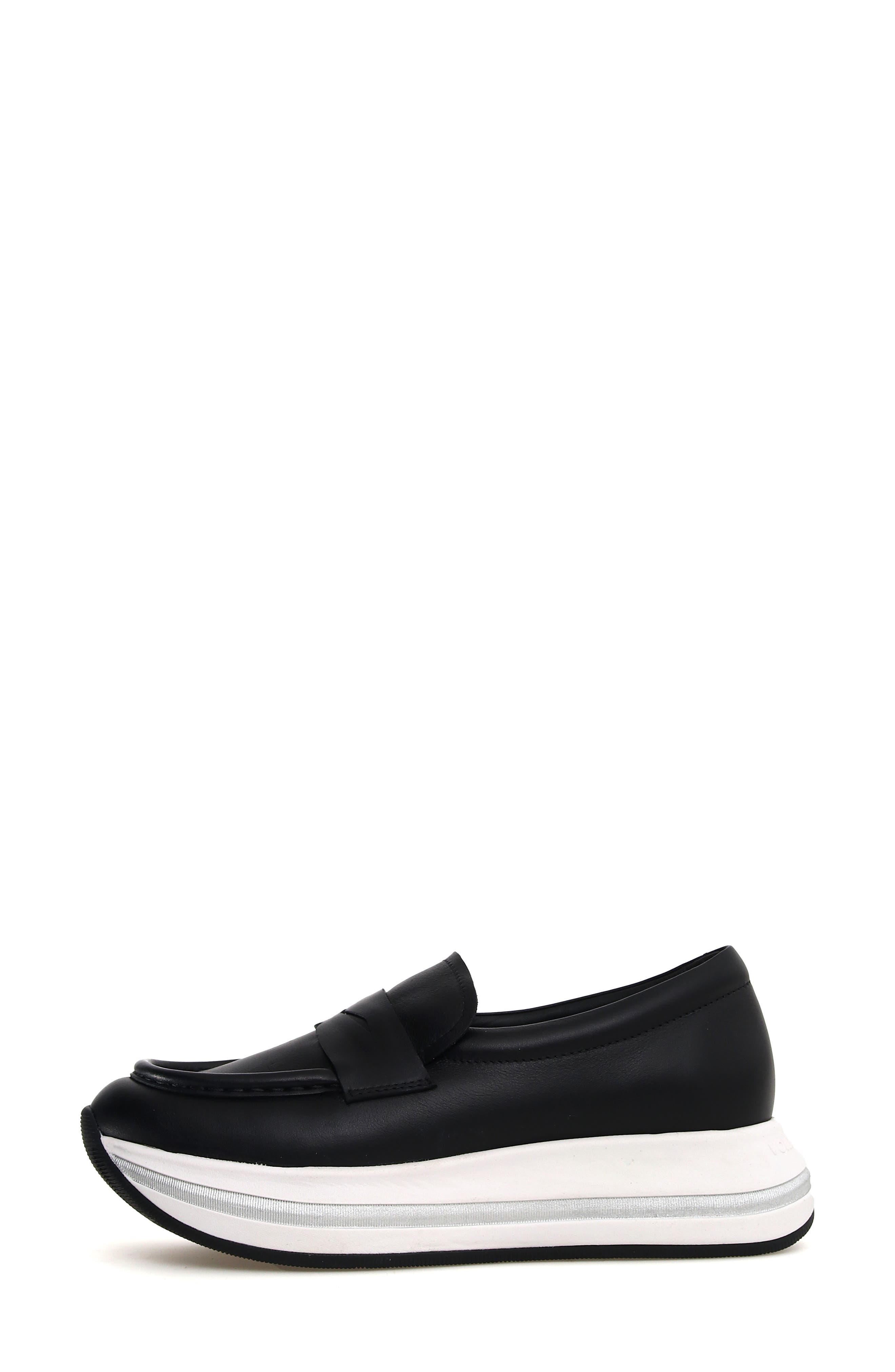 Voile Blanche Merry Penny Loafer, Alternate, color, Black