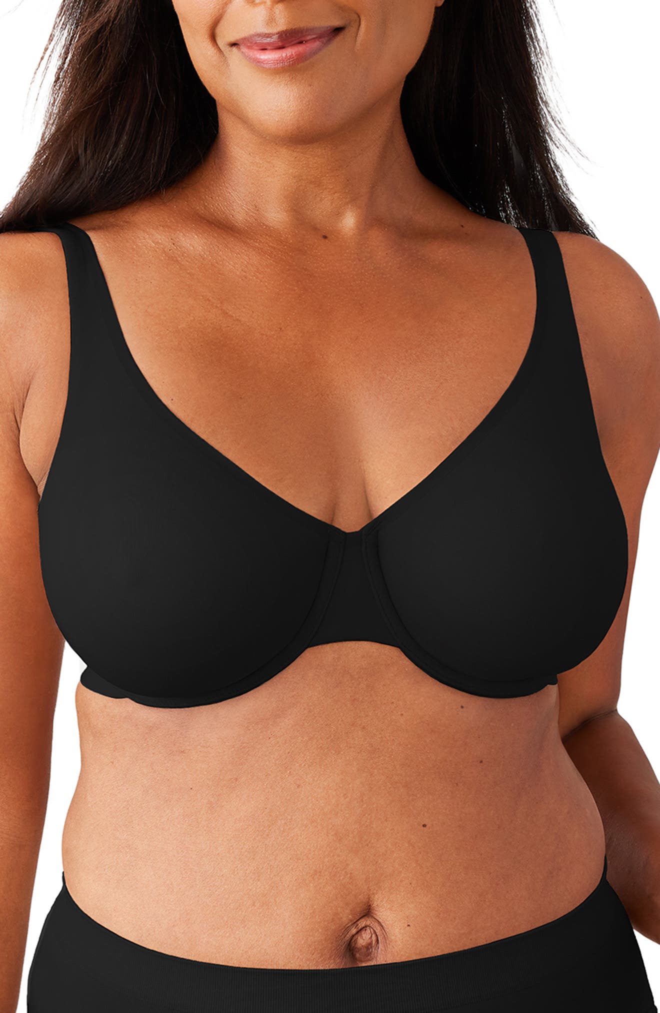 Wacoal Comfortable Cool Underwire Seamless Bra in Black 