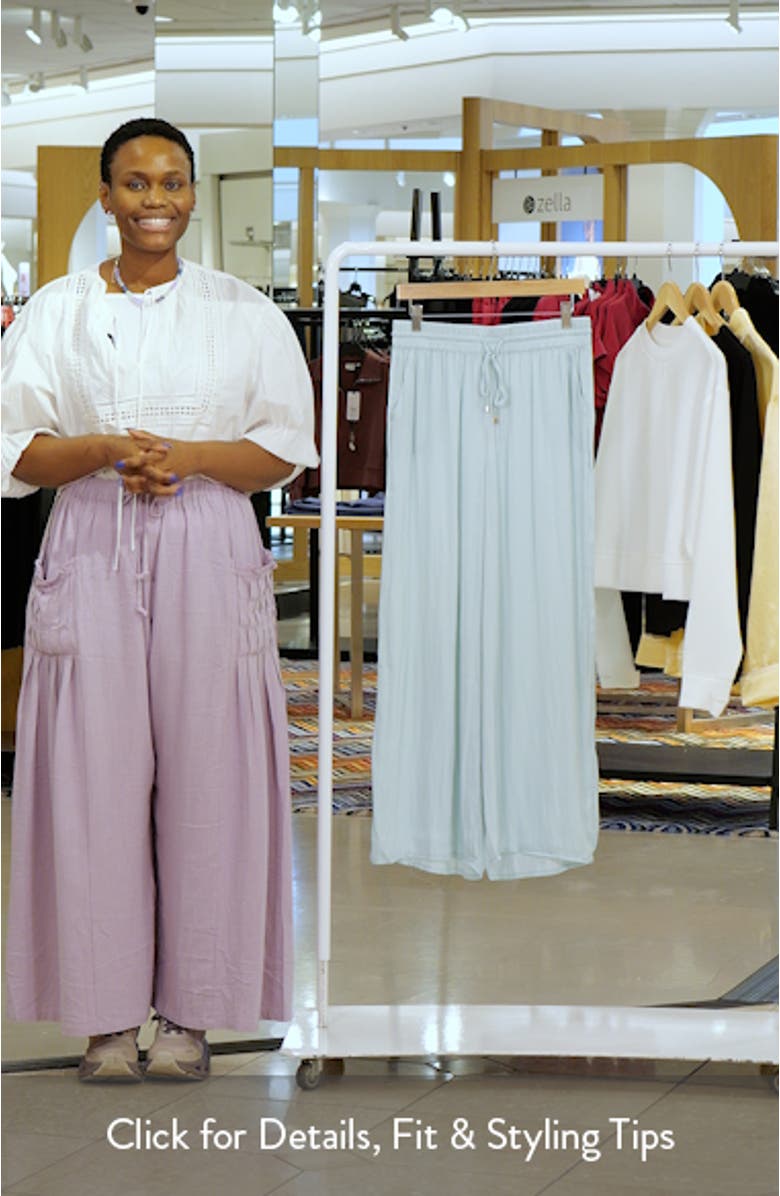 Cheeta Wide Leg Pajama Pants, sales video thumbnail