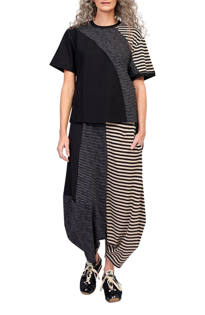 Alembika Patchwork harem- style oval silhouette pants, Main, color, 