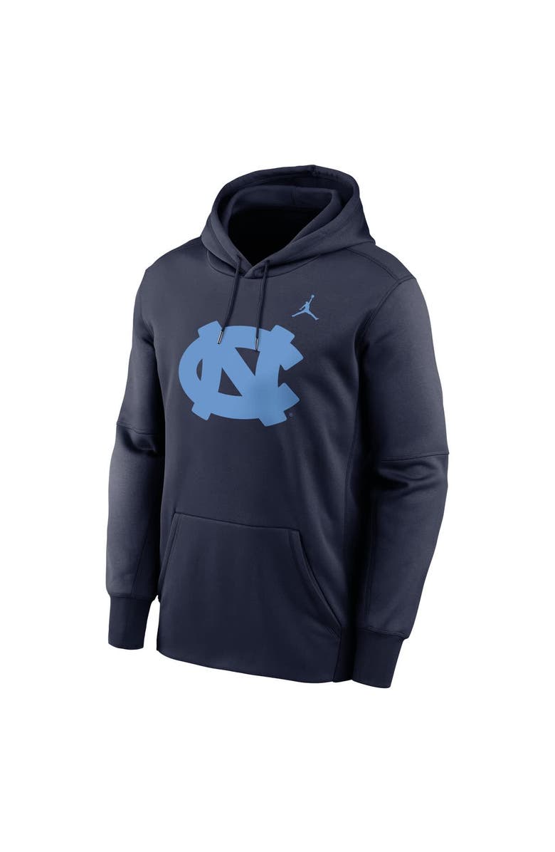 Jordan Brand Men's Jordan Brand Navy North Carolina Tar Heels Primetime Endzone Performance Pullover Hoodie, Alternate, color,