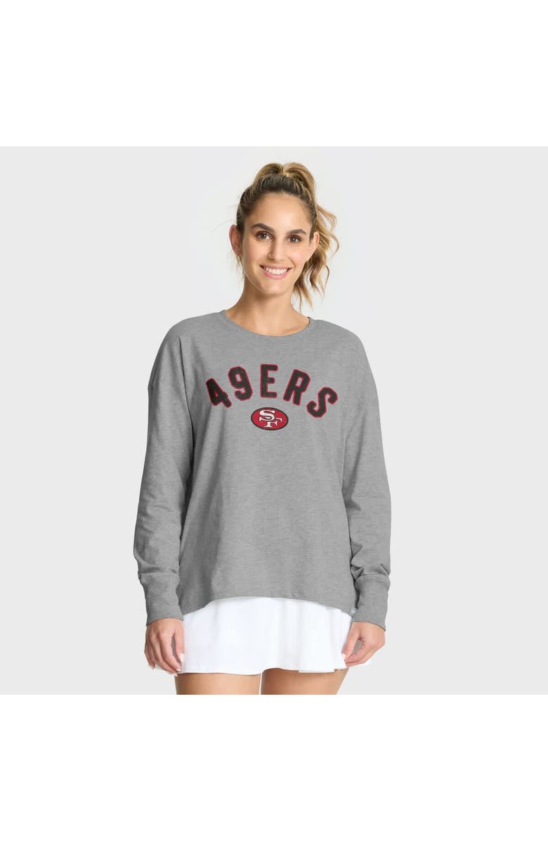 FANATICS Women
s Fanatics Heather Gray San Francisco 49ers Hometown Legacy Long Sleeve T-Shirt, Main, color, Heather Gray
