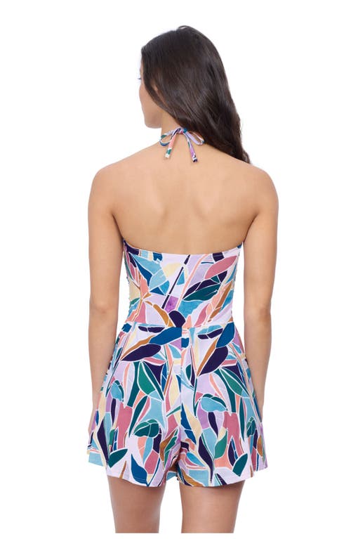 Profile By Gottex Aura Bandeau Romper Swim One Piece In Multi