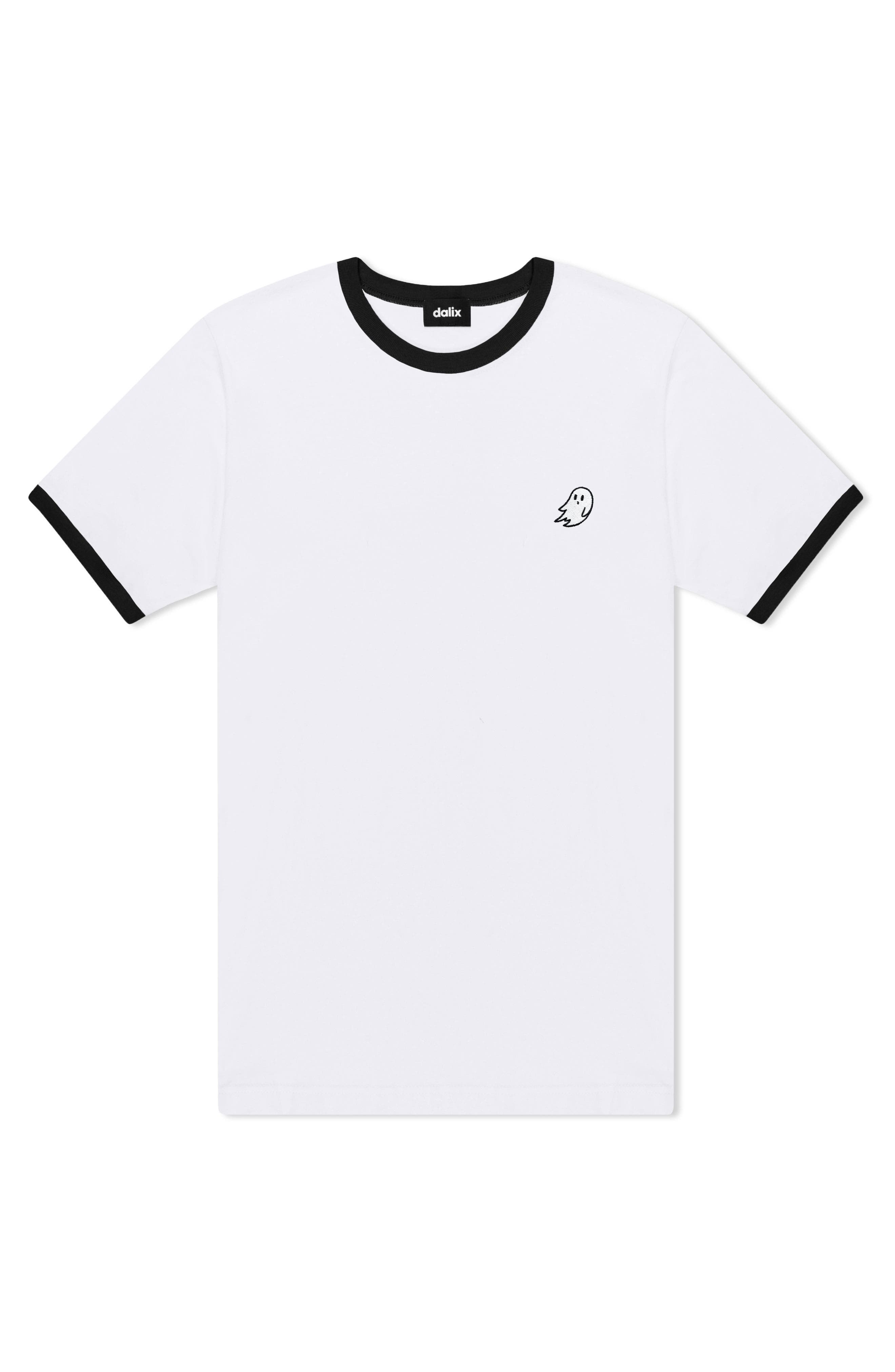 Mens Ghost Jersey Ringer Tee