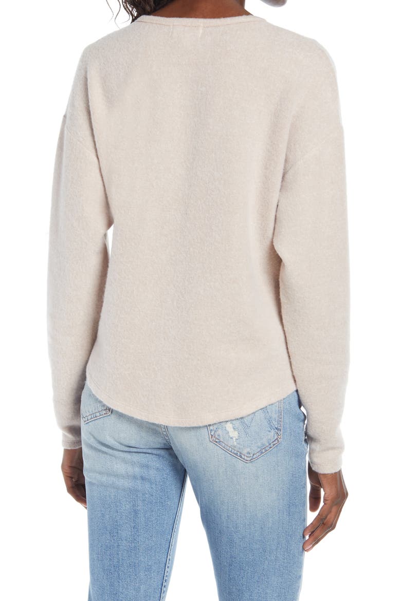 V-Neck Top, Alternate, color, TAN